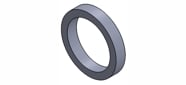 Paper O-ring for induction casting machine